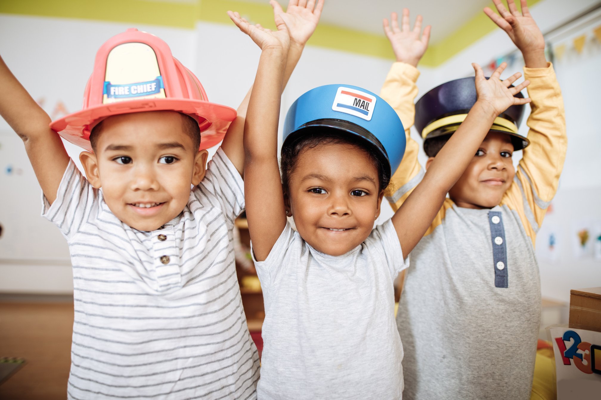 Kids in daycare  having fun